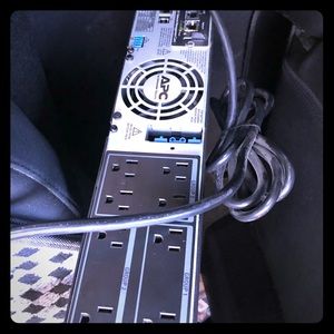 Small UPS systems provide power for a a few mins